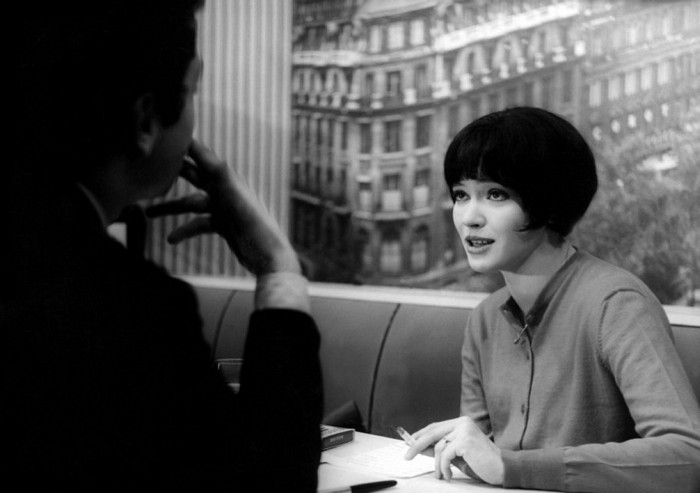 Anna Karina in Vivre sa vie di Jean-Luc Godard