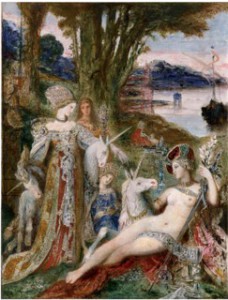 Gustave Moreau, Les Licornes, 1885   